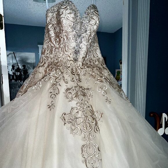 A-Line Wedding Dress - Picture 9 of 11